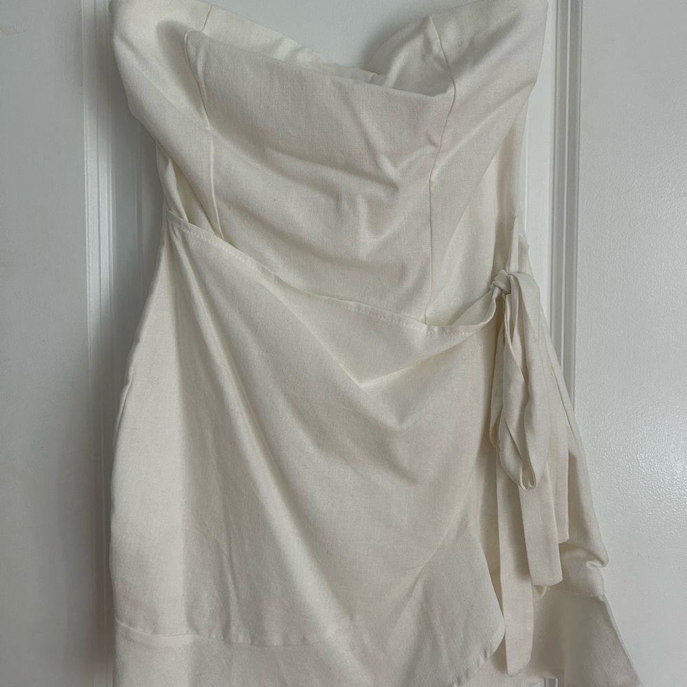 PRINCESS POLLY White Strapless Dress